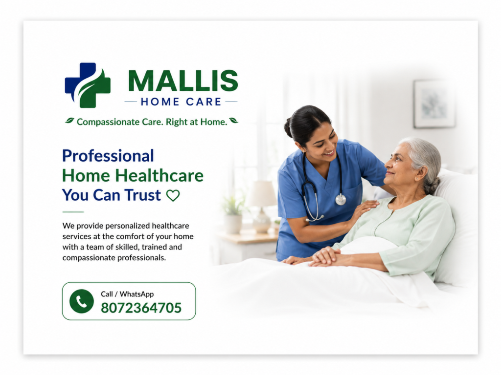 Mallis Home Care – Professional home healthcare and patient care services in Coimbatore