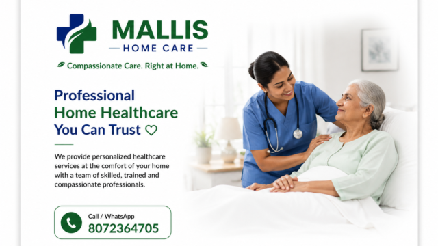 Mallis Home Care – Professional home healthcare and patient care services in Coimbatore